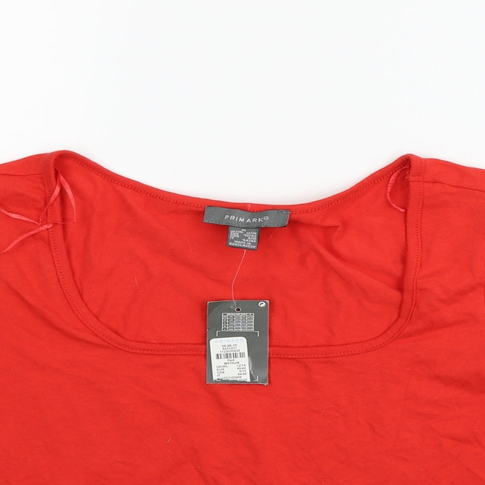 Primark Womens Red   Basic T-Shirt Size M
