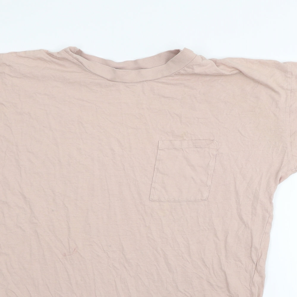 Primark Womens Pink   Basic T-Shirt Size 12  - washable mark