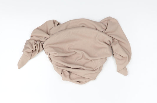 Boohoo Womens Beige   Basic Blouse Size 14