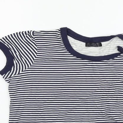 F&F Womens Silver Polka Dot  Basic Polo Size 12