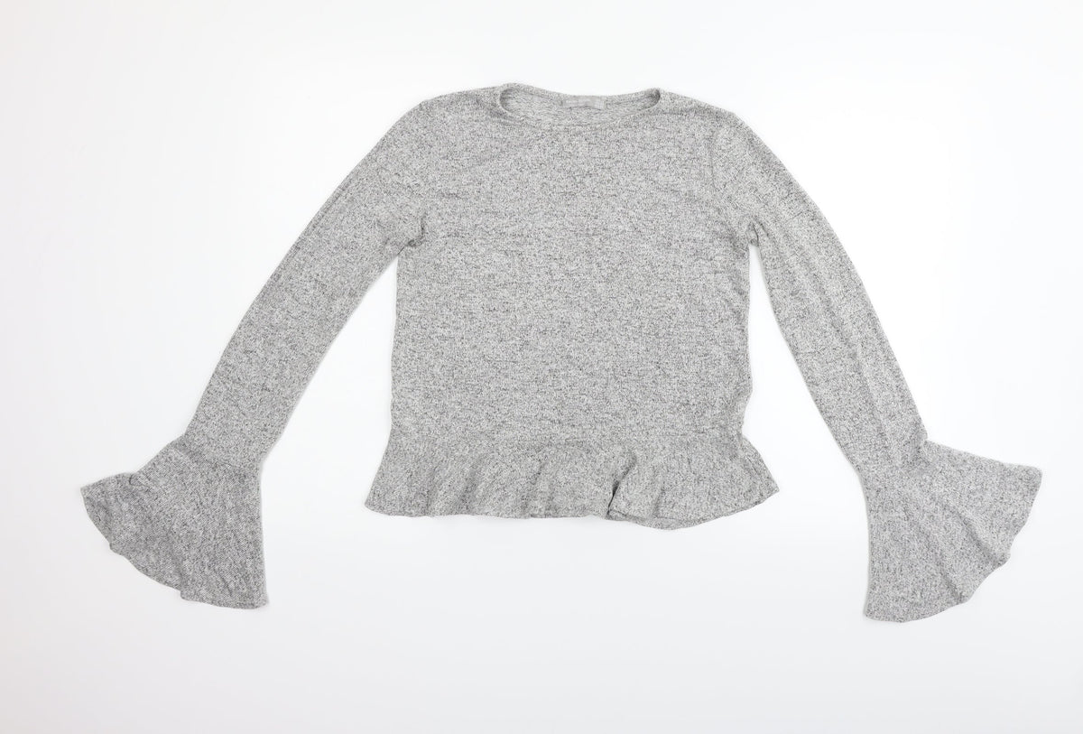 Berksha Womens Grey   Pullover Jumper Size XS