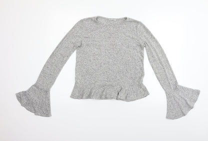 Berksha Womens Grey   Pullover Jumper Size XS