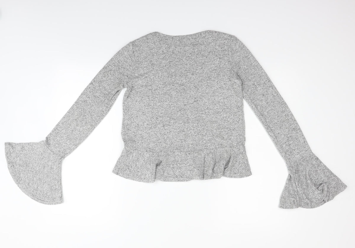 Berksha Womens Grey   Pullover Jumper Size XS