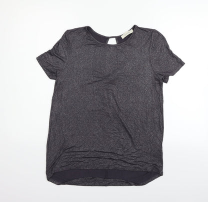 Womens UK Size S Oasis Grey Basic T-Shirt