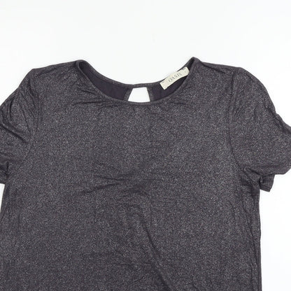 Womens UK Size S Oasis Grey Basic T-Shirt