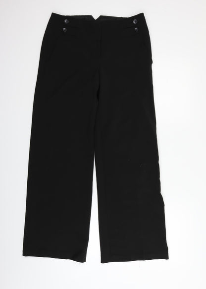 George Womens Black   Trousers  Size 10 L30 in