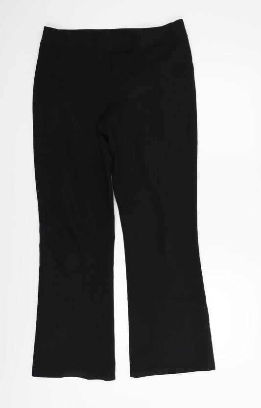 George Womens Black   Trousers  Size 12 L29 in