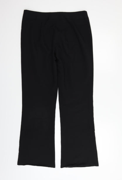 George Womens Black   Trousers  Size 12 L29 in