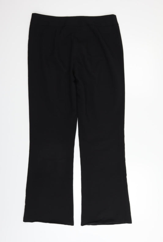 George Womens Black   Trousers  Size 12 L29 in