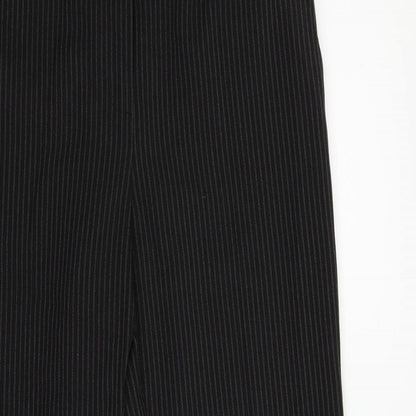 Womens UK Size 10 Papaya Regular Fit  Black Trousers
