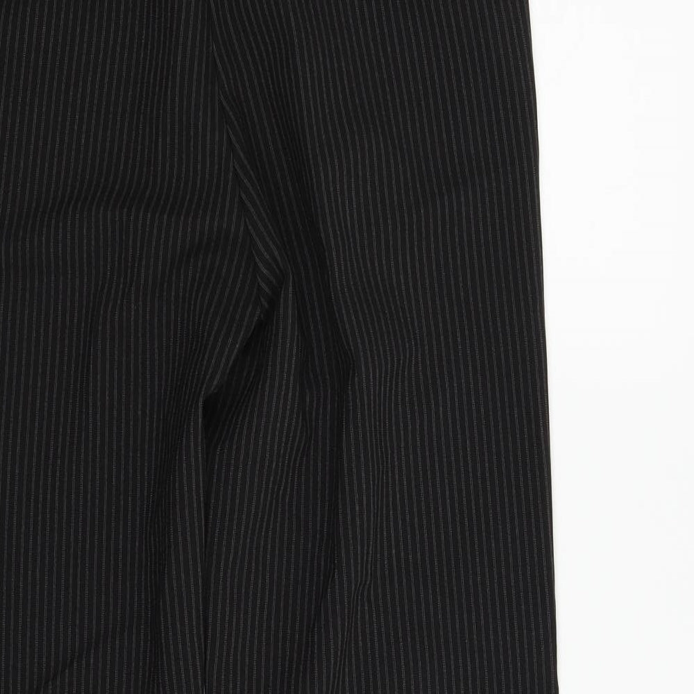 Womens UK Size 10 Papaya Regular Fit  Black Trousers