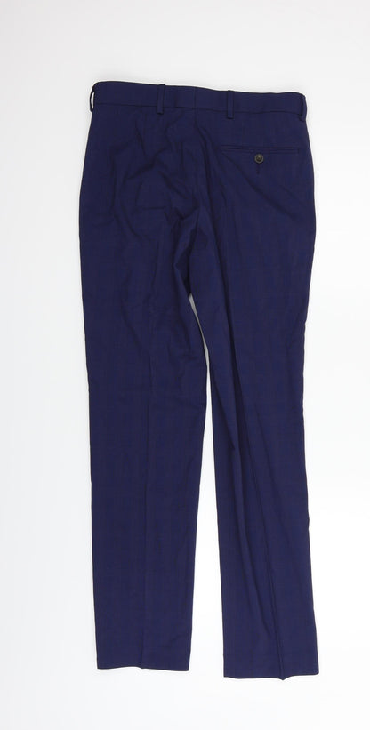 Womens UK Size 28 in Marks and Spencer Regular Fit  Blue Trousers