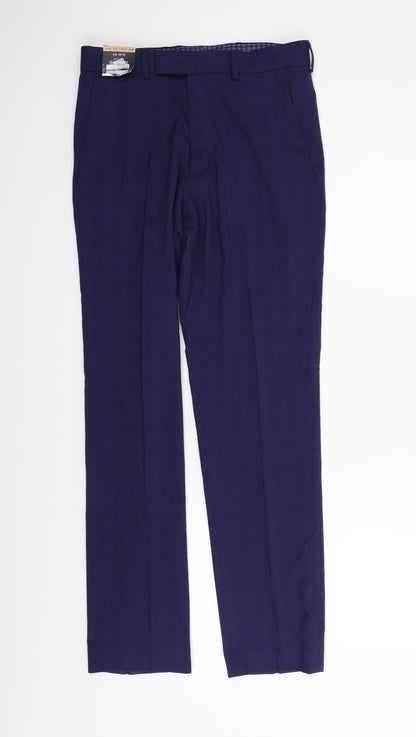Womens UK Size 28 in Marks and Spencer Regular Fit  Blue Trousers