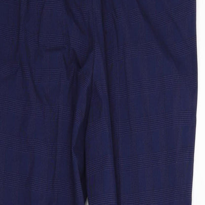 Womens UK Size 28 in Marks and Spencer Regular Fit  Blue Trousers
