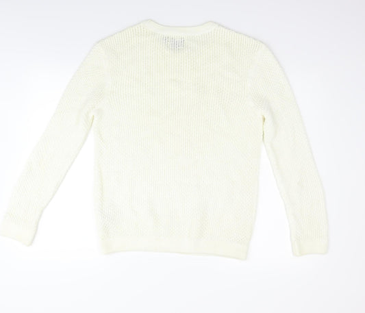 Topman Womens Silver   Pullover Jumper Size S