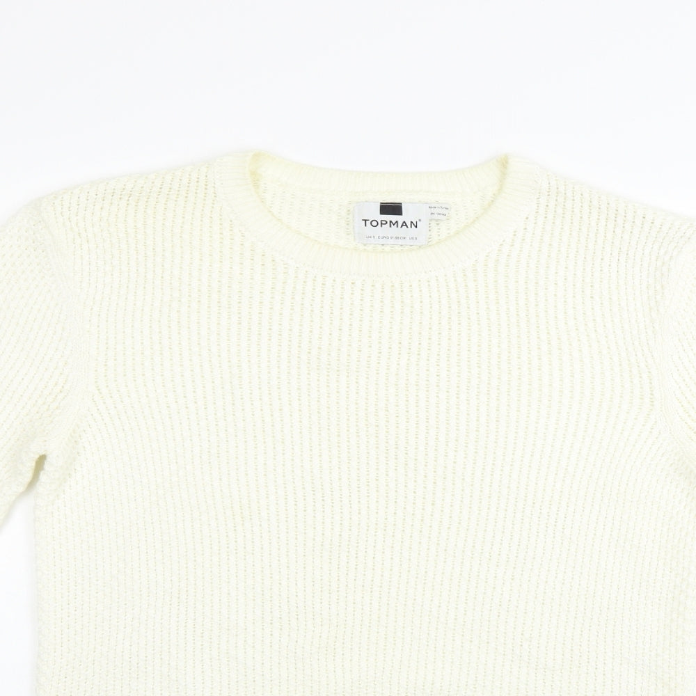 Topman Womens Silver   Pullover Jumper Size S