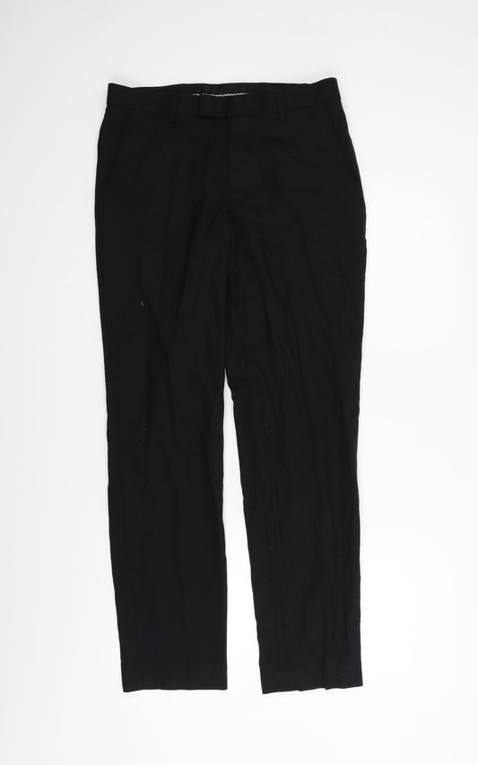 Womens UK Size 30 in Marks and Spencer Regular Fit  Blue Trousers