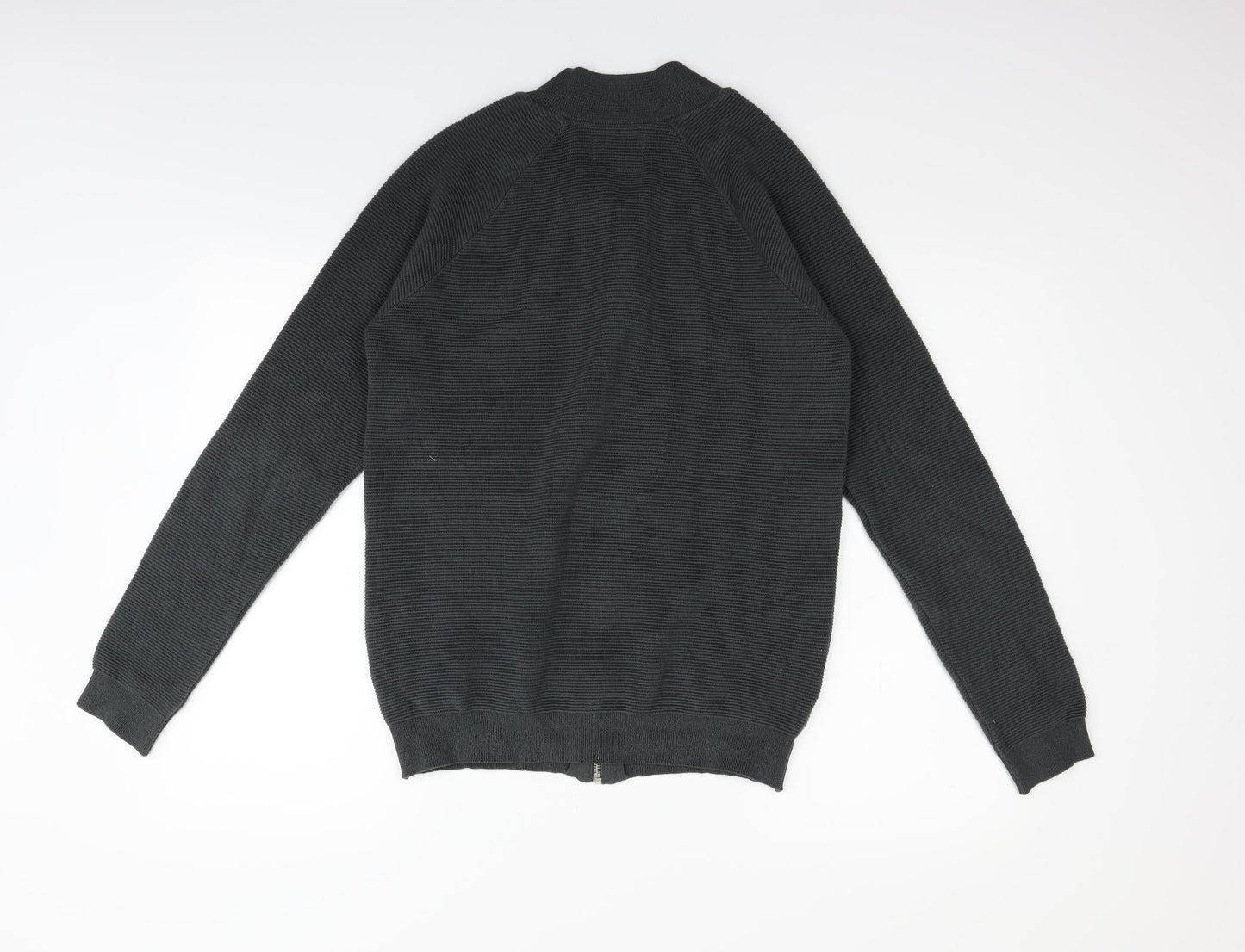 Topman Mens Grey   Full Zip Jumper Size S