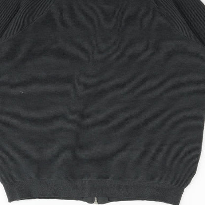 Topman Mens Grey   Full Zip Jumper Size S