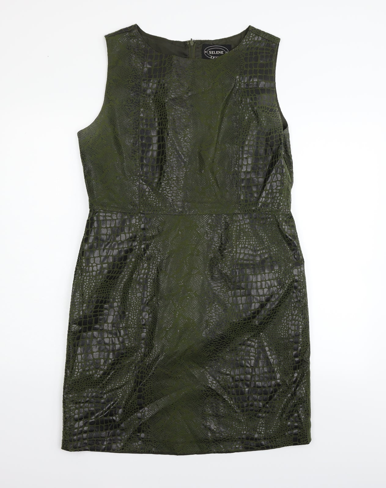 Selene Womens Green   Fit & Flare  Size L