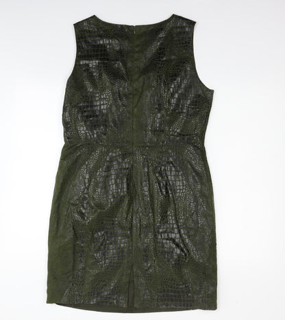 Selene Womens Green   Fit & Flare  Size L