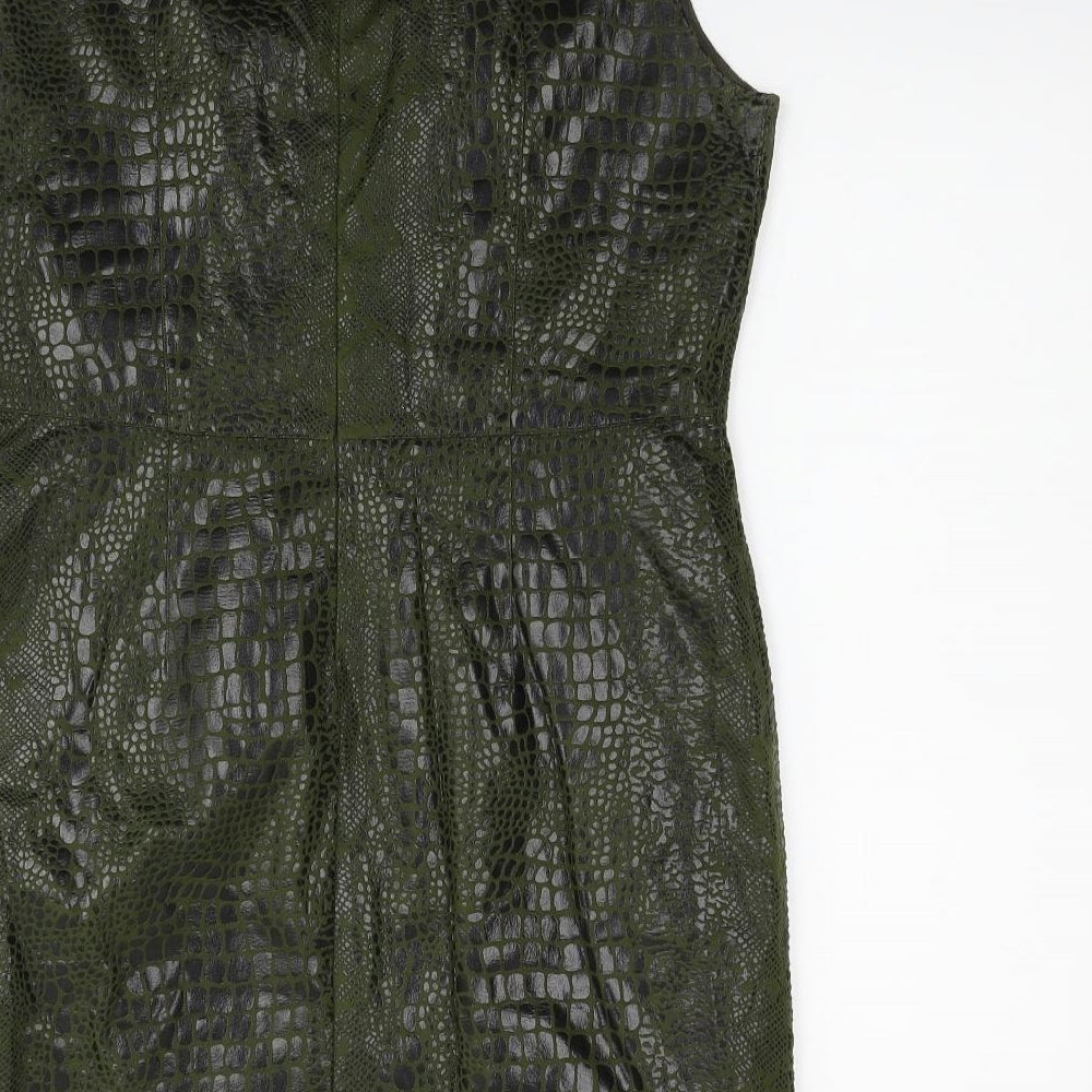 Selene Womens Green   Fit & Flare  Size L