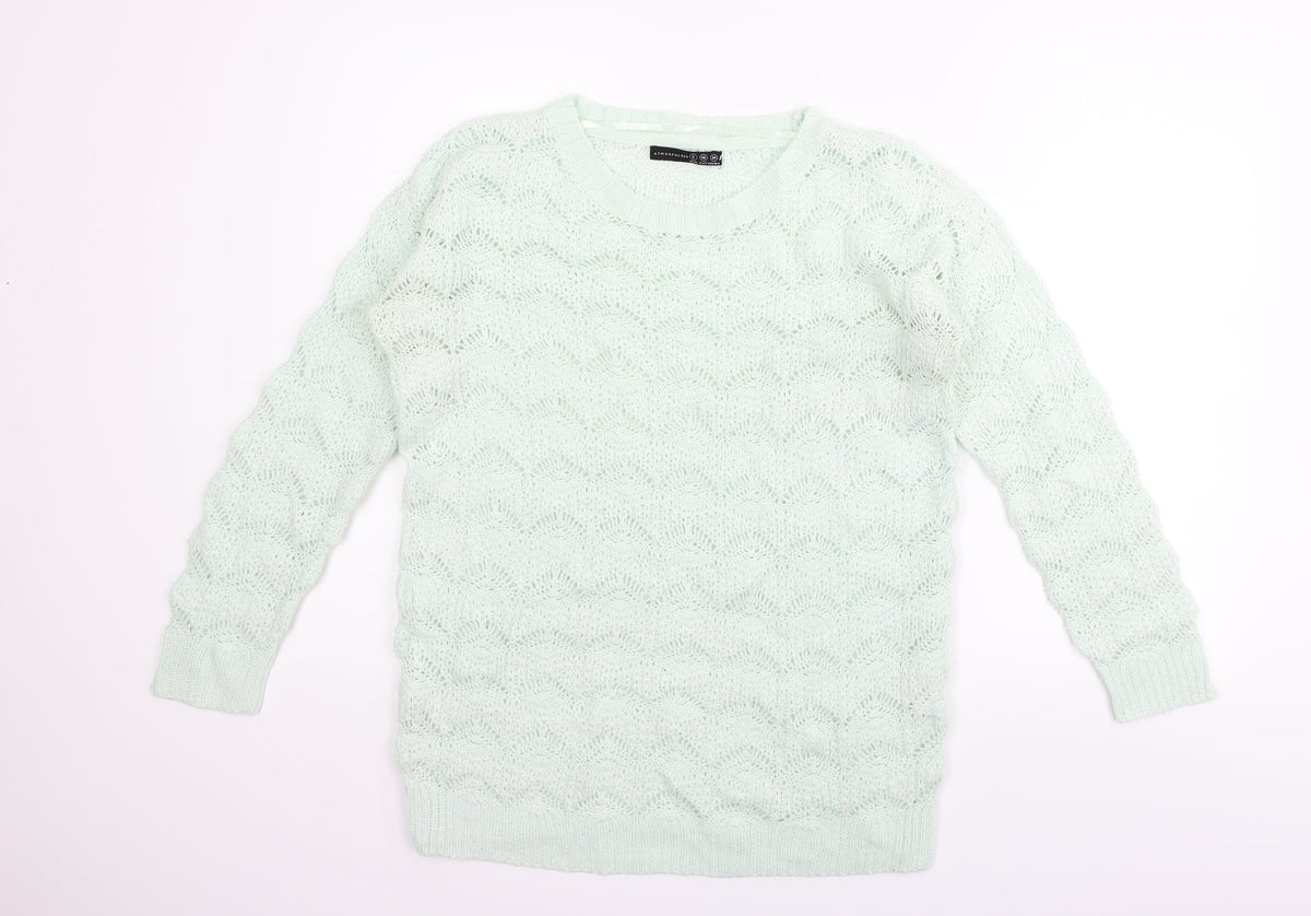 Atmosphere Womens Green   Pullover Jumper Size 8
