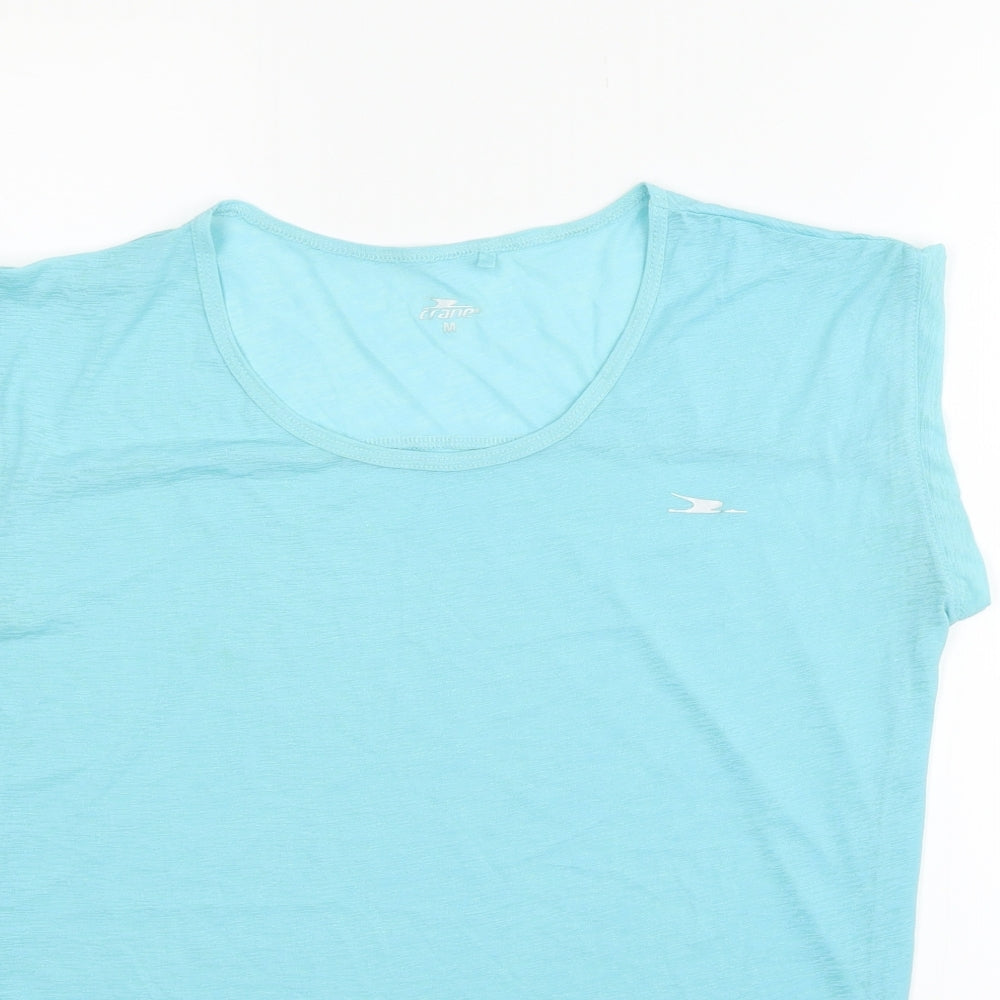 Crane Womens Blue   Basic T-Shirt Size M
