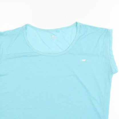 Crane Womens Blue   Basic T-Shirt Size M