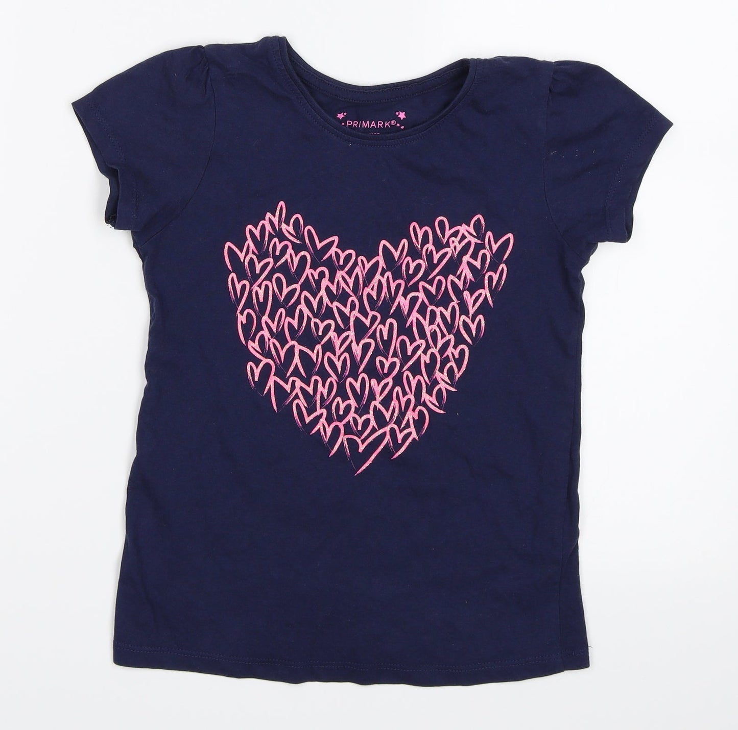 F&F Girls Blue   Basic T-Shirt Size 7-8 Years