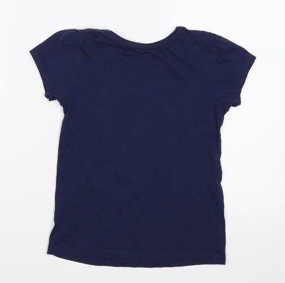 F&F Girls Blue   Basic T-Shirt Size 7-8 Years