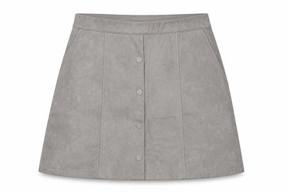 JCL Womens Grey   A-Line Skirt Size M