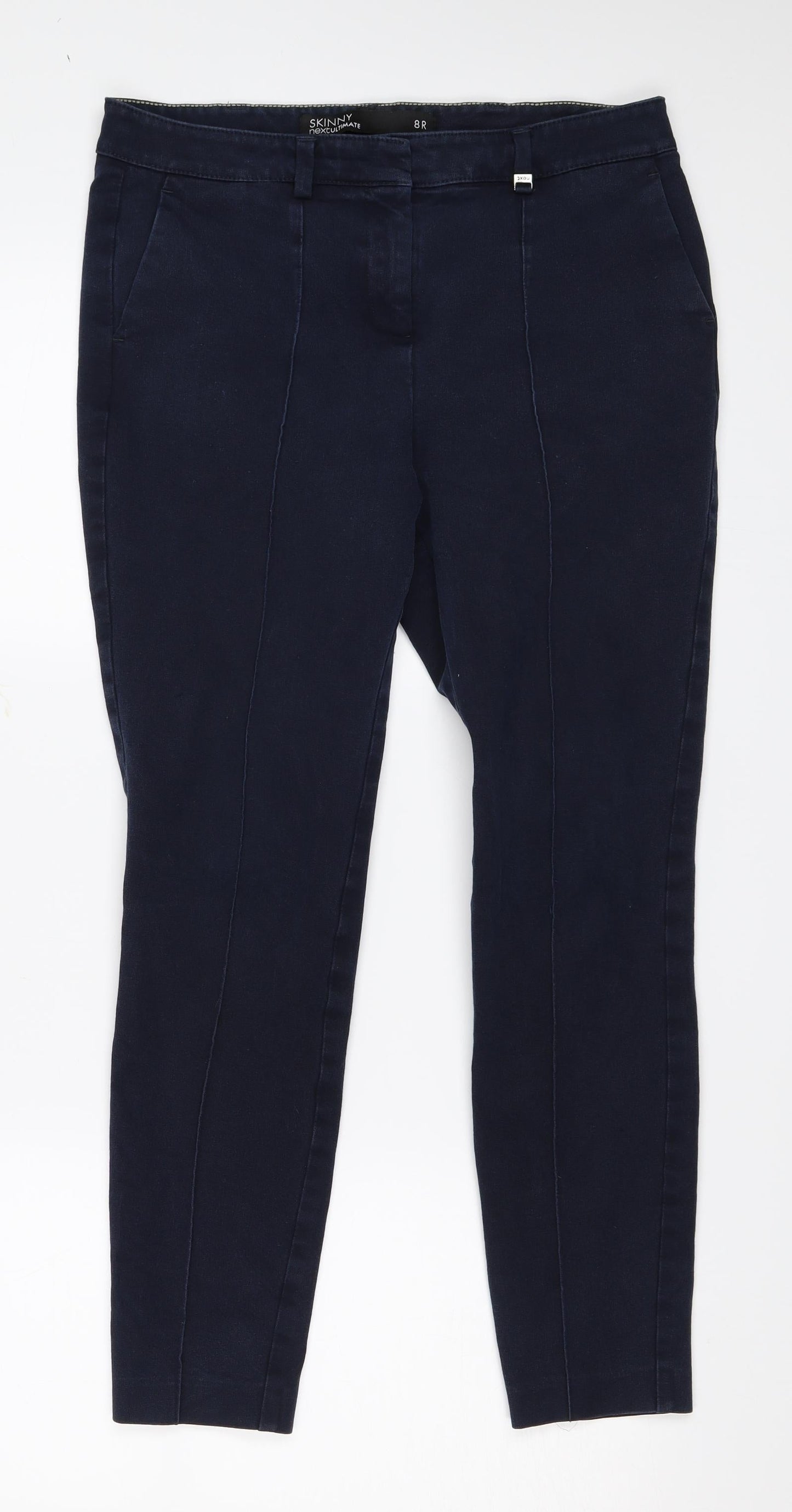 NEXT Womens Blue  Denim Skinny Jeans Size 8 L25 in