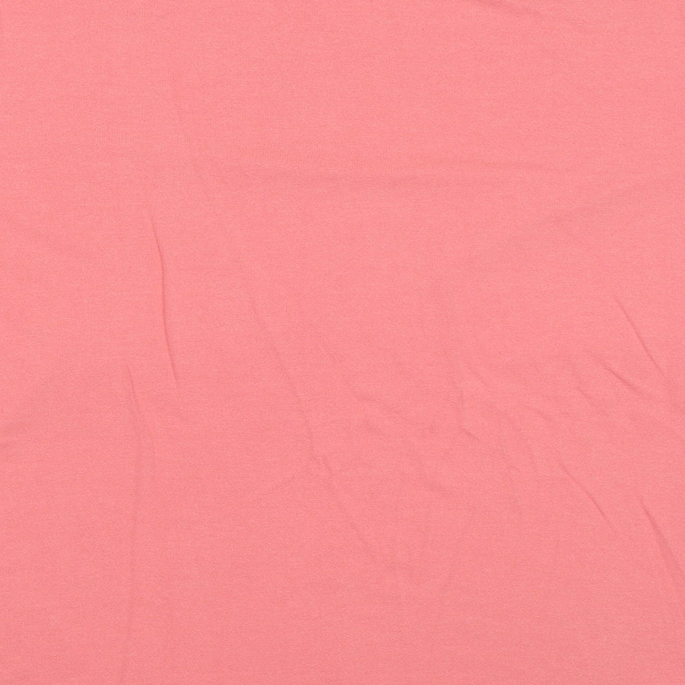 Womens UK Size 22 Marks and Spencer Pink Basic T-Shirt