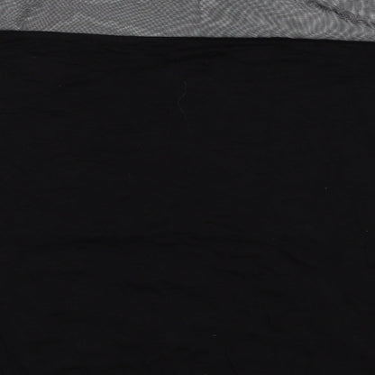 Womens UK Size 8 Topshop Black Basic Blouse