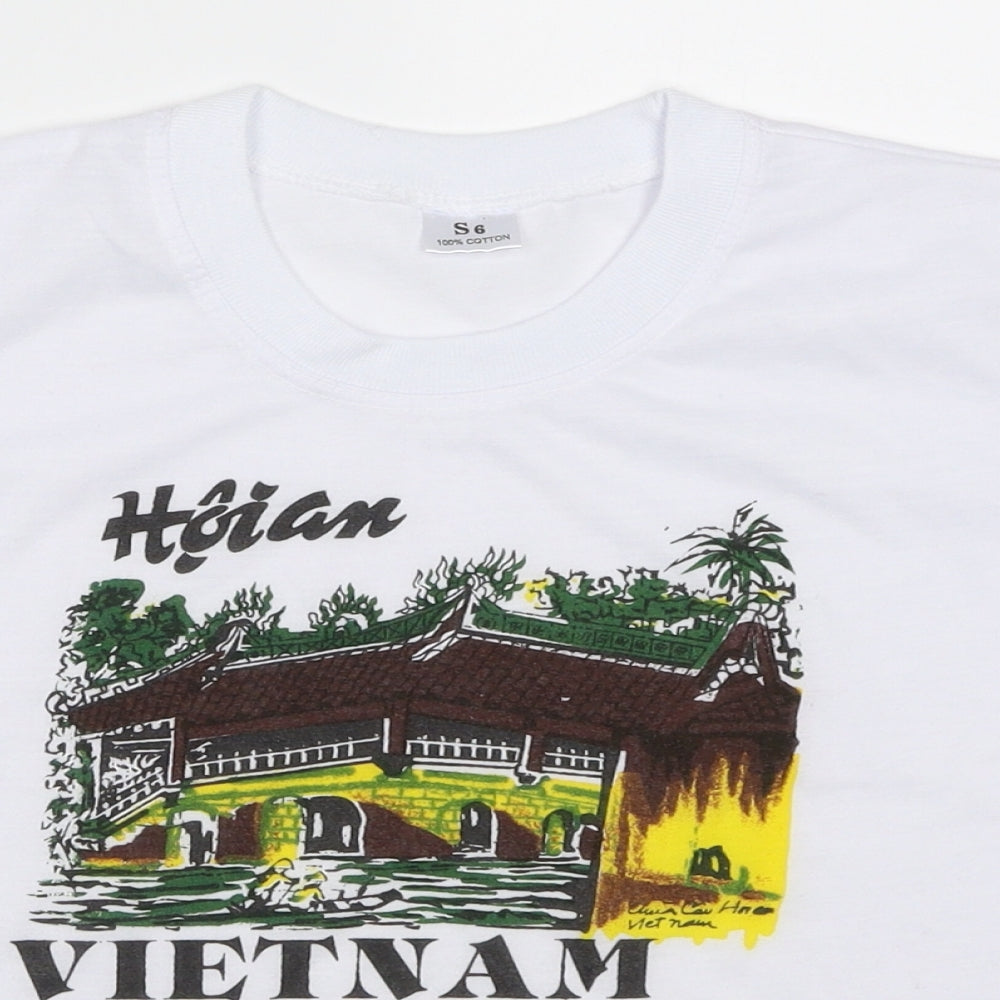 Preworn Boys White   Basic T-Shirt Size 6 Years  - vietnam