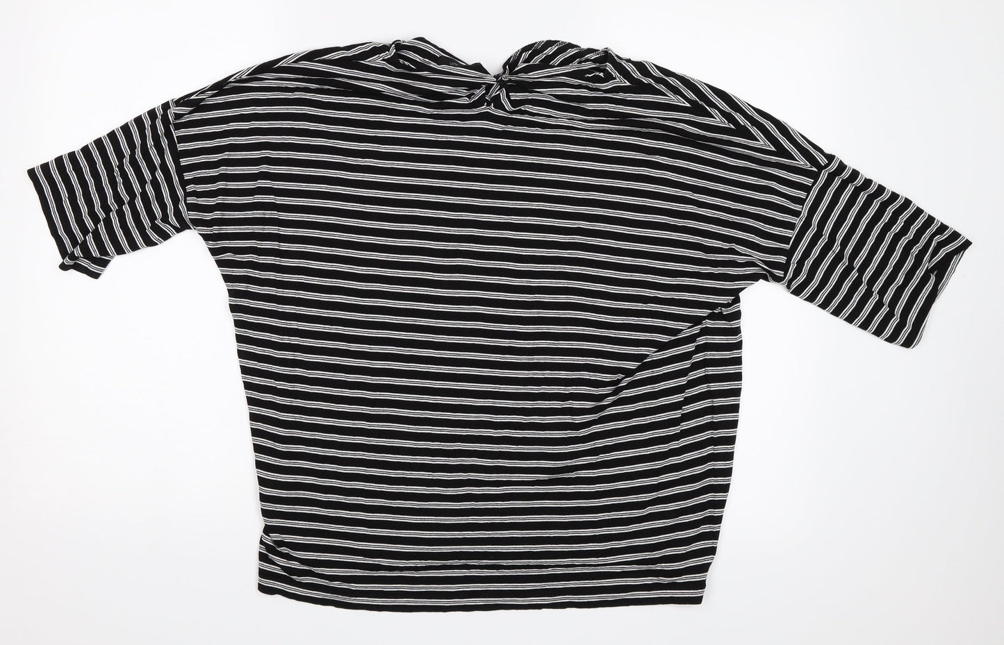 Womens UK Size 14 Marks and Spencer Black Basic T-Shirt