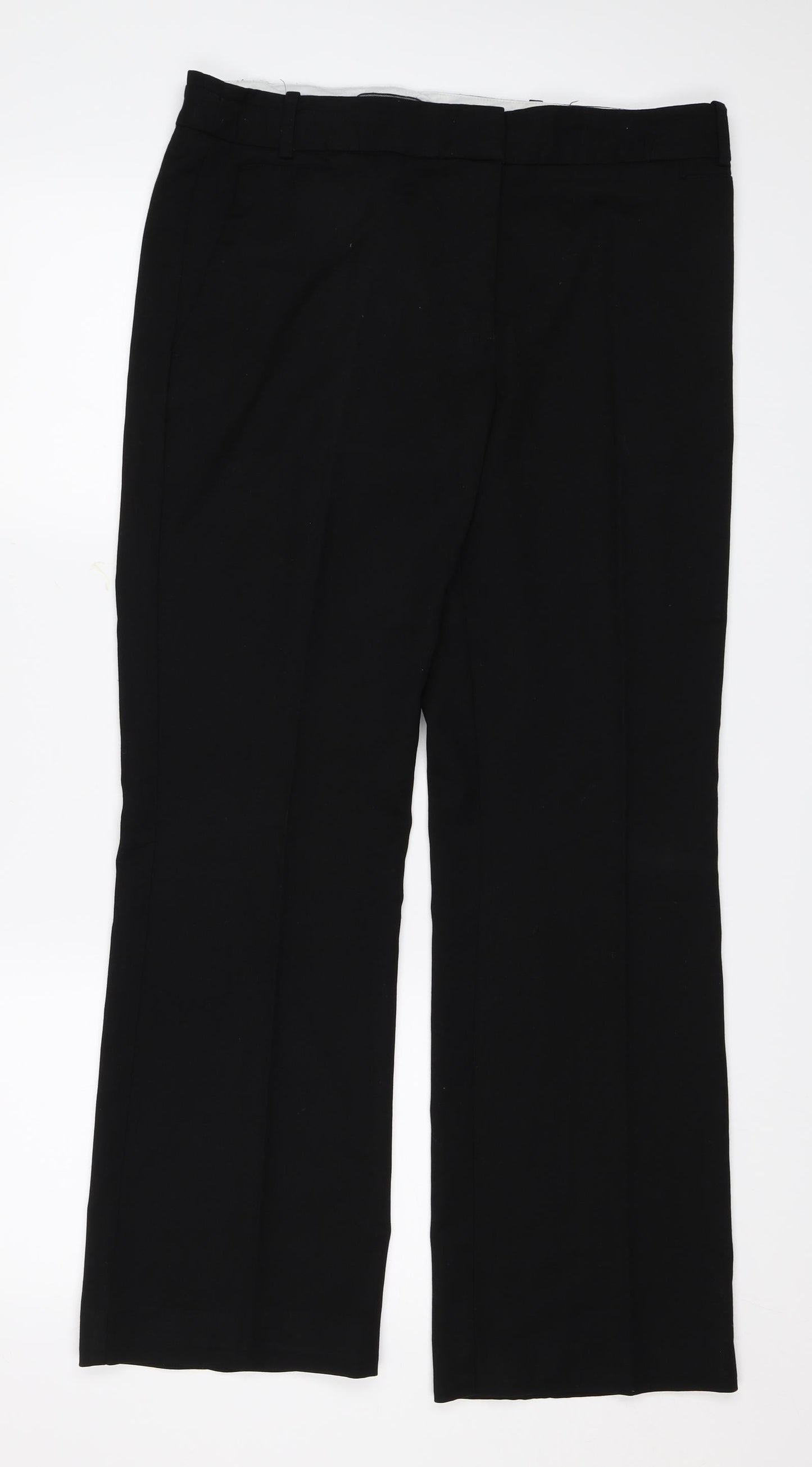 Womens UK Size 12 NEXT Regular Fit  Black Trousers