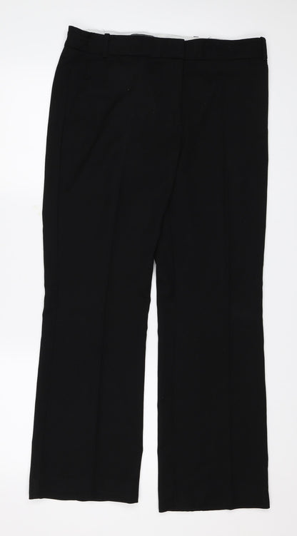 Womens UK Size 12 NEXT Regular Fit  Black Trousers