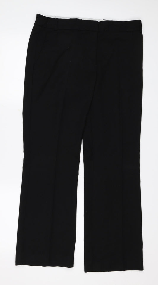 Womens UK Size 12 NEXT Regular Fit  Black Trousers