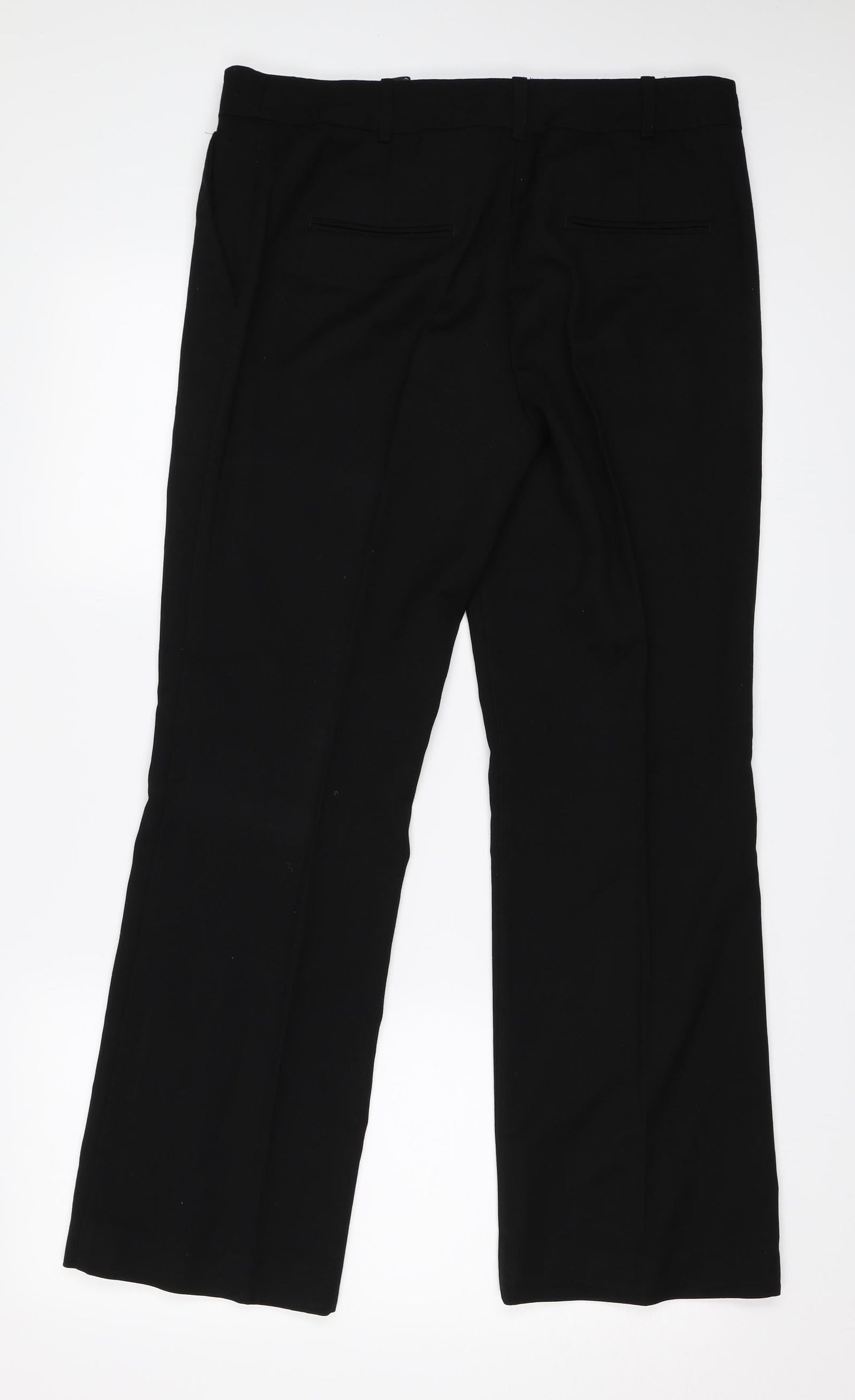 Womens UK Size 12 NEXT Regular Fit  Black Trousers