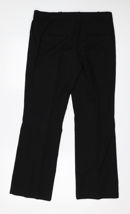 Womens UK Size 12 NEXT Regular Fit  Black Trousers