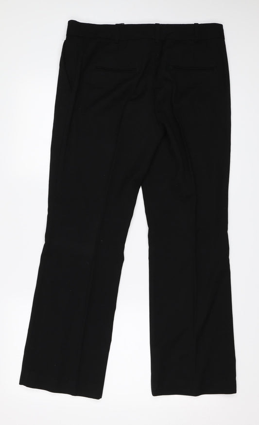 Womens UK Size 12 NEXT Regular Fit  Black Trousers