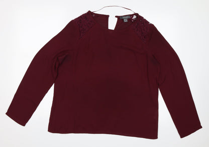 Primark Womens Purple   Basic Blouse Size 14