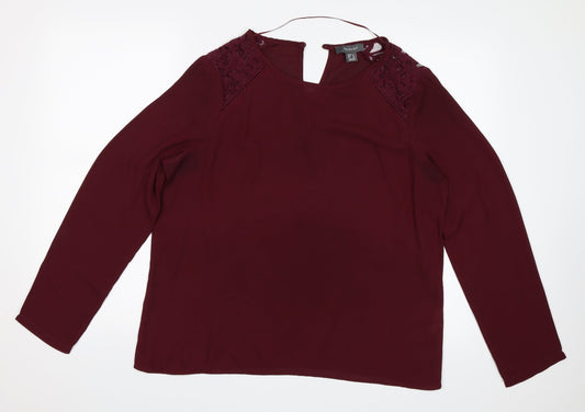 Primark Womens Purple   Basic Blouse Size 14