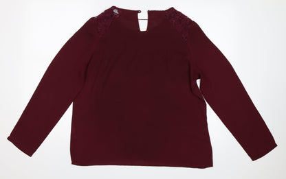 Primark Womens Purple   Basic Blouse Size 14