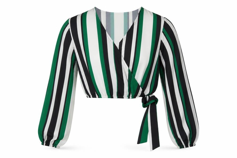 Womens UK Size 12 Select Green Basic Blouse