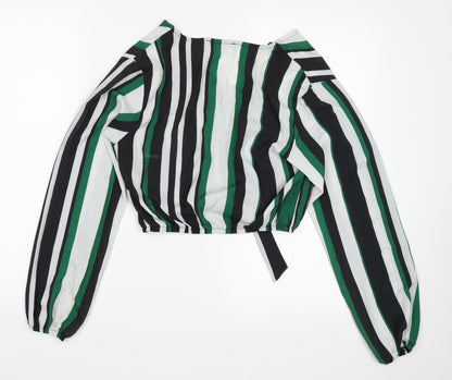Womens UK Size 12 Select Green Basic Blouse