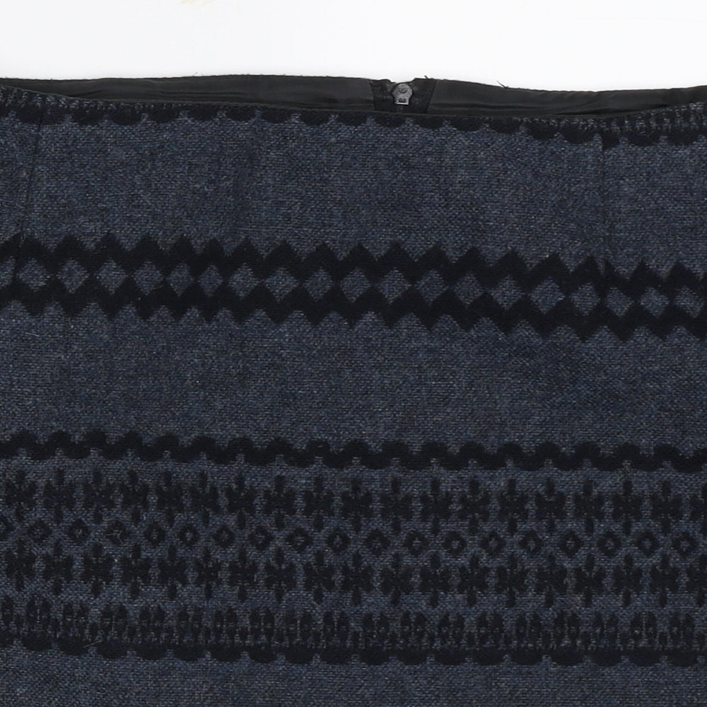 New Look Womens Blue   Mini Skirt Size 8