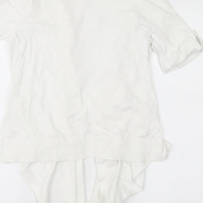 F&F Womens White   Cardigan Jumper Size 10